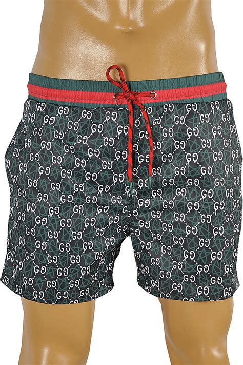 boys gucci swim shorts|Gucci flower bikini.